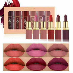 Lipstick set - 6 pcs in shining shade