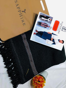 1 pc Man's Velvet Plain shawl