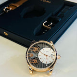 TOMI T-106 Face Gear Dual Strap Luxury Watch