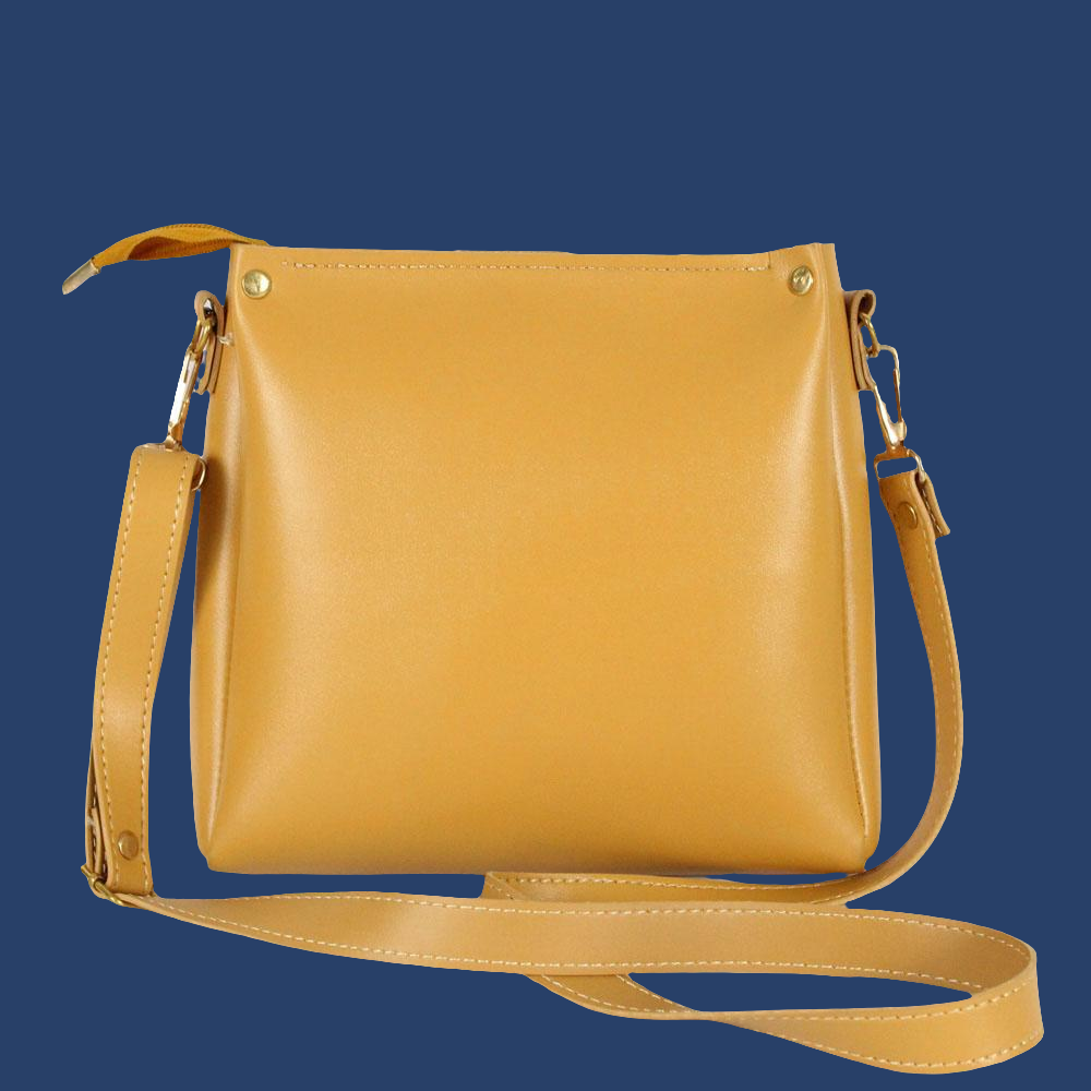 Girl's Rexine Plain Hand Bag