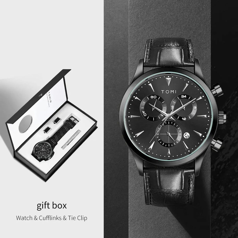 TOMI T-602 Chronograph Premium Luxury Business Men's Watch