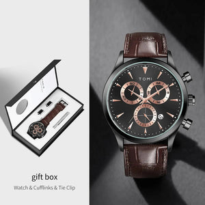 TOMI T-602 Chronograph Premium Luxury Business Men's Watch